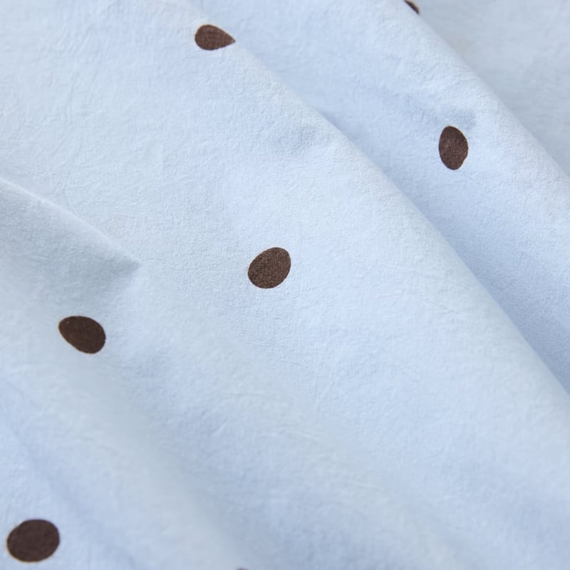 Stonewashed Cotton Coast & Chocolate Spot Sheet Separates
