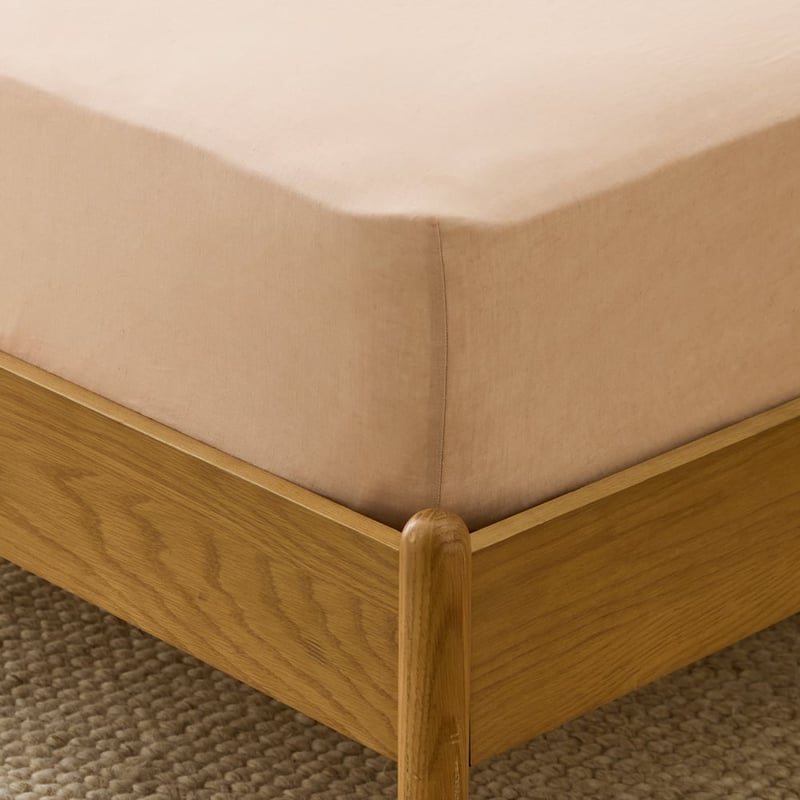 Vintage Washed Linen Macadamia Sheet Separates