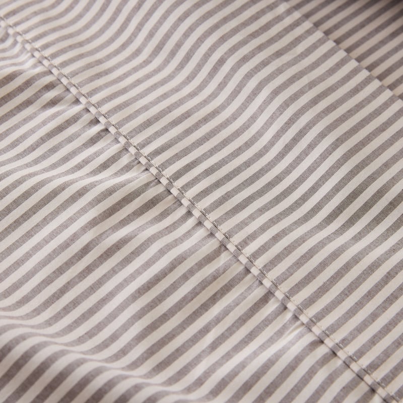 Fresh Chocolate Stripe Sheet Set