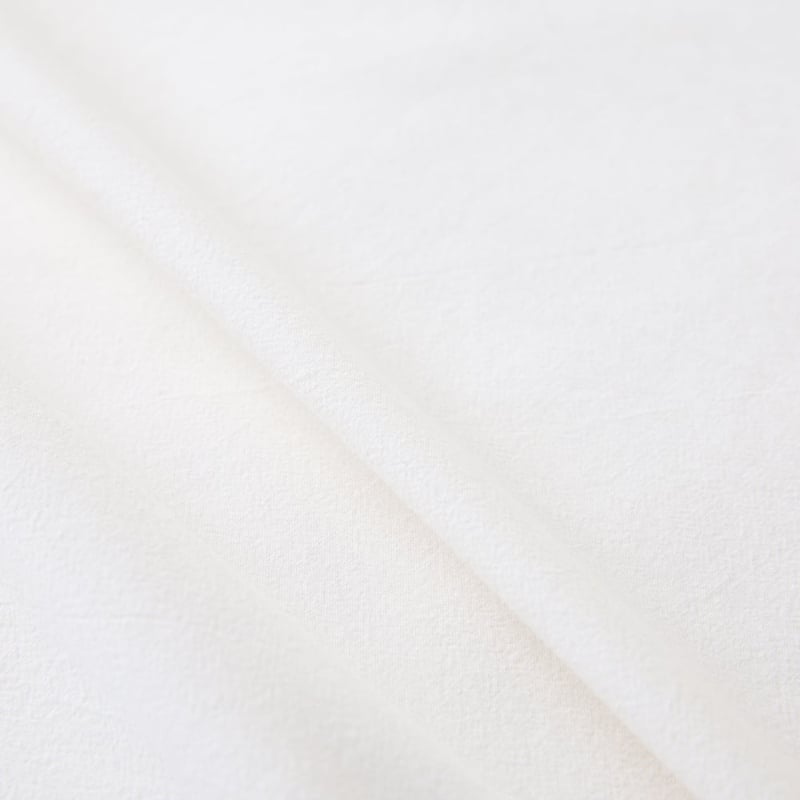 Stonewashed Cotton White Sheet Separates