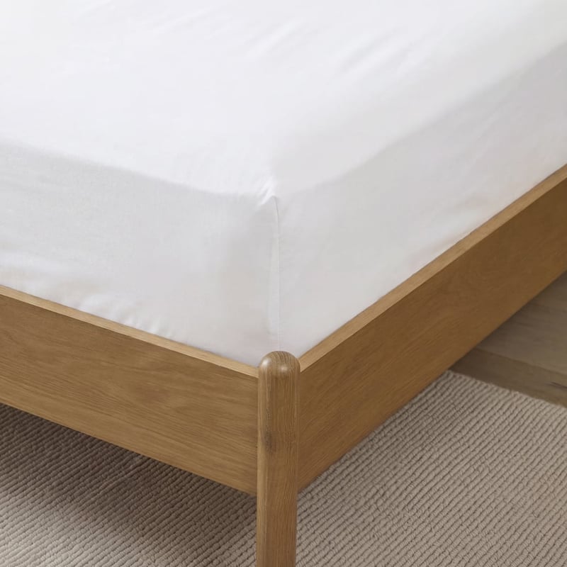 Stonewashed Cotton White Sheet Separates