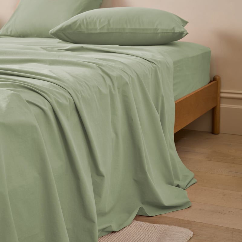 Stonewashed Cotton Gumleaf Sheet Separates