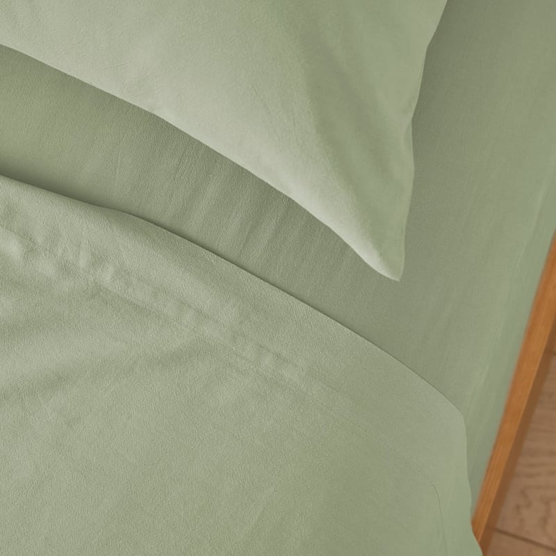 Stonewashed Cotton Gumleaf Sheet Separates