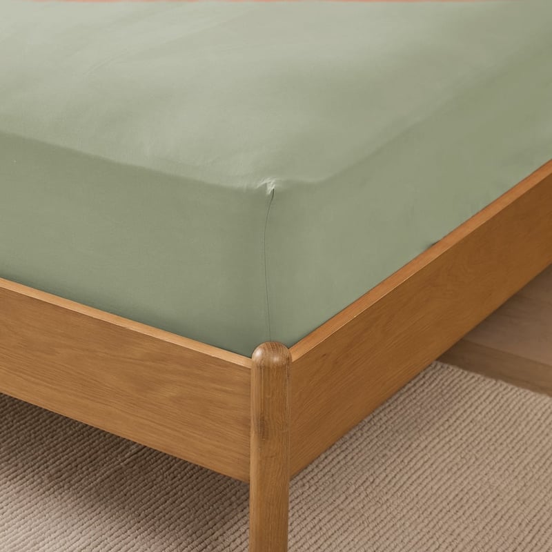 Stonewashed Cotton Gumleaf Sheet Separates