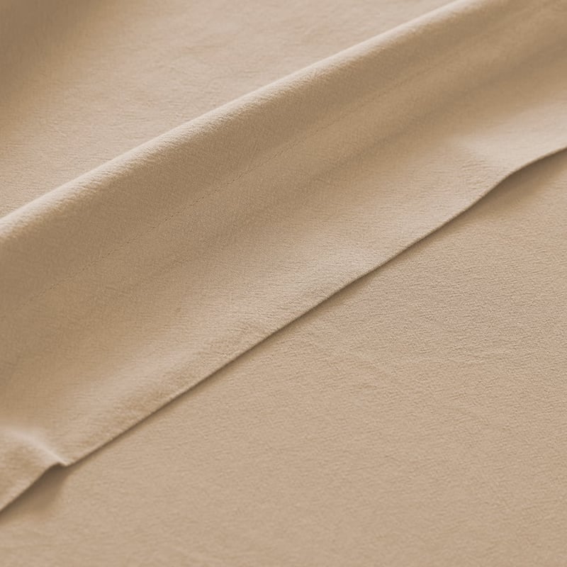 Stonewashed Cotton Sand Sheet Separates