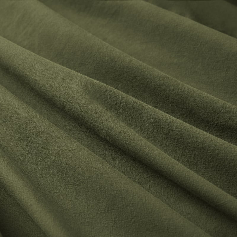 Stonewashed Cotton Basil Sheet Separates