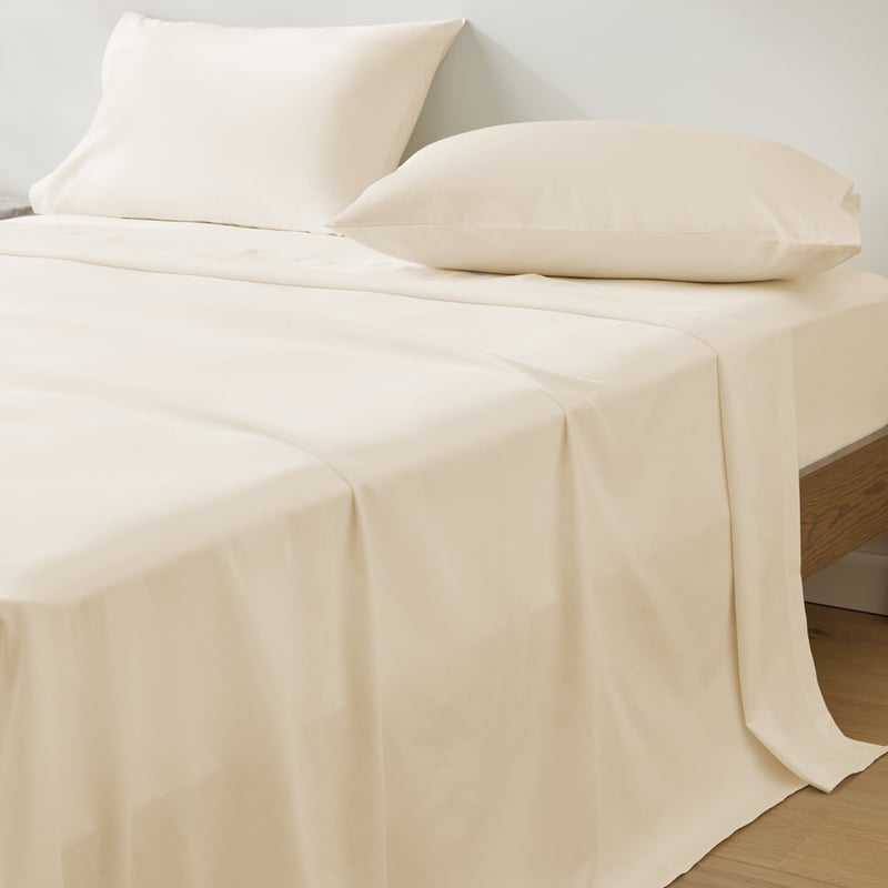 600TC Bamboo Cotton Natural Sheet Set