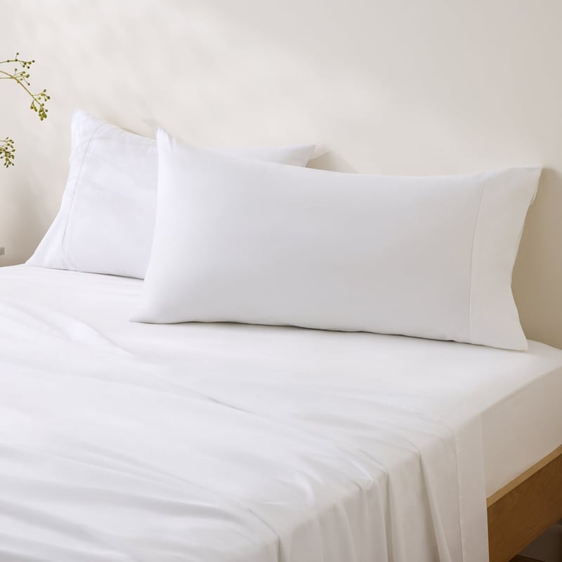 Worlds Softest Cotton White Sheet Separates