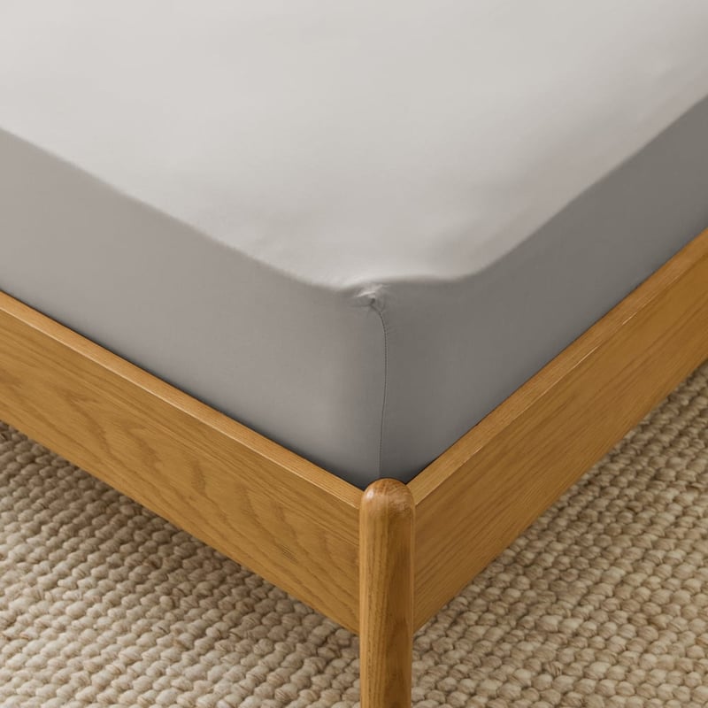 Worlds Softest Cotton Silver Fitted Sheet Separates