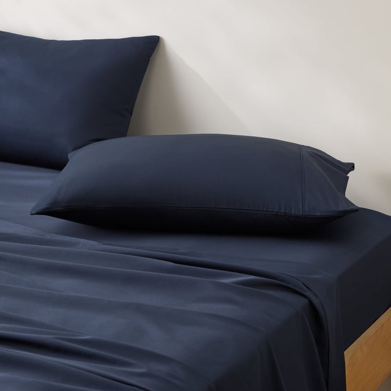 Worlds Softest Cotton Navy Pillowcases