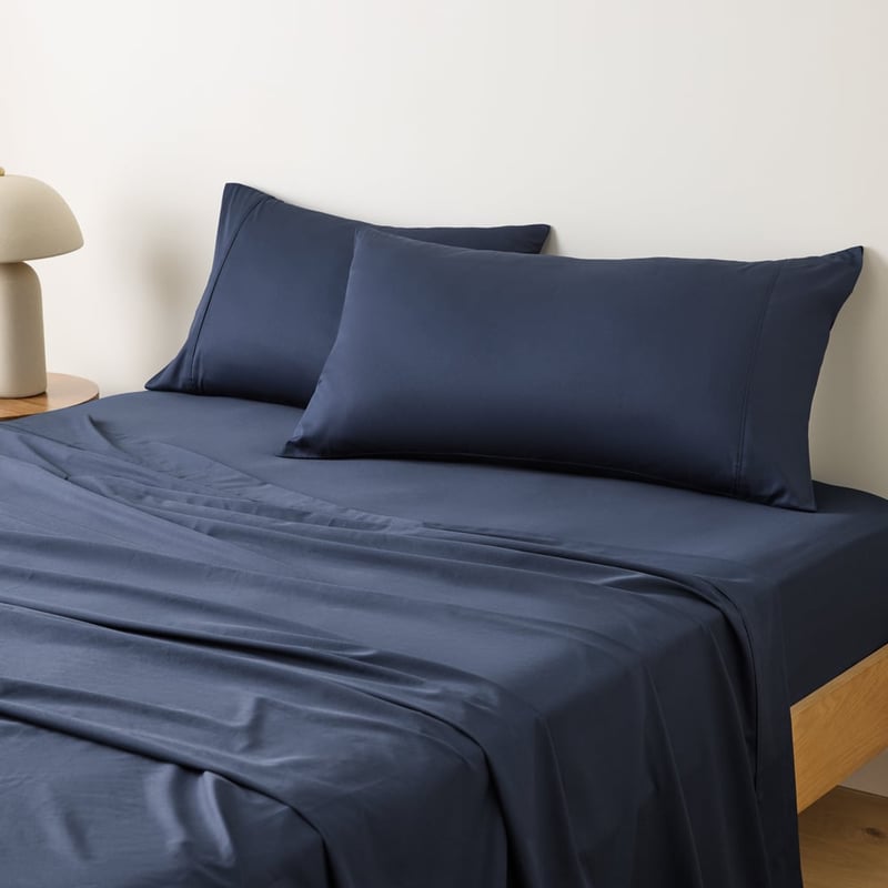 Worlds Softest Cotton Navy Pillowcases