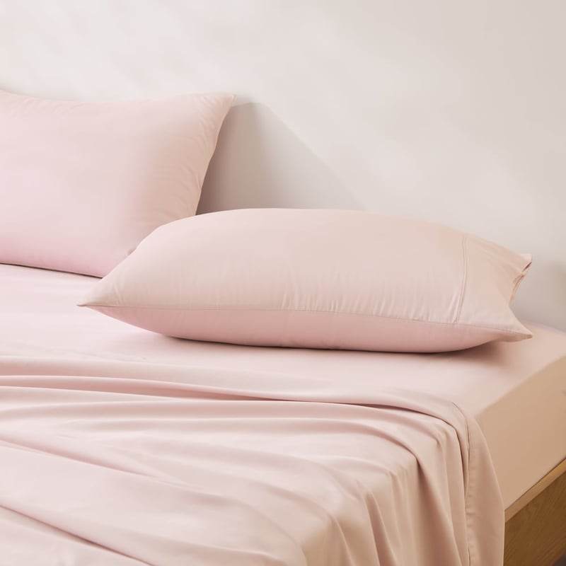 Worlds Softest Cotton Crystal Pink Fitted Sheet Separates