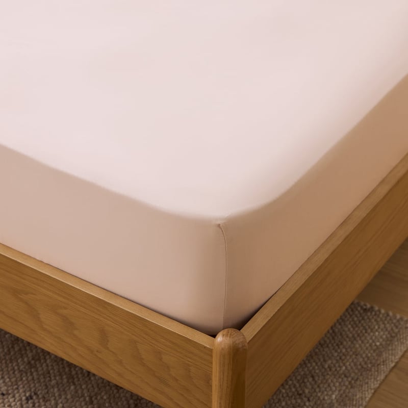 Worlds Softest Cotton Crystal Pink Fitted Sheet Separates
