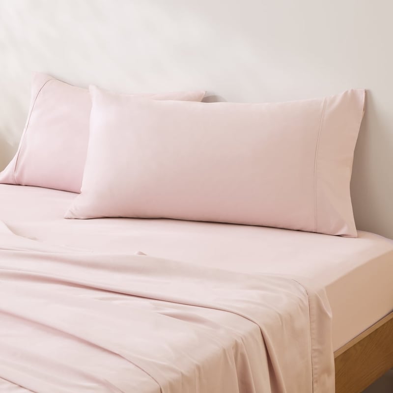 Worlds Softest Cotton Crystal Pink Fitted Sheet Separates