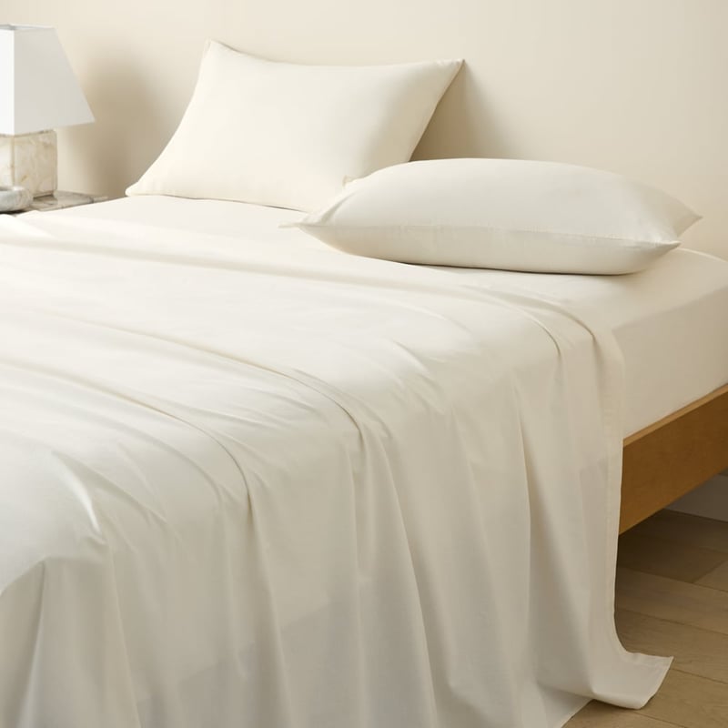 Stonewashed Cotton Coconut Sheet Separates