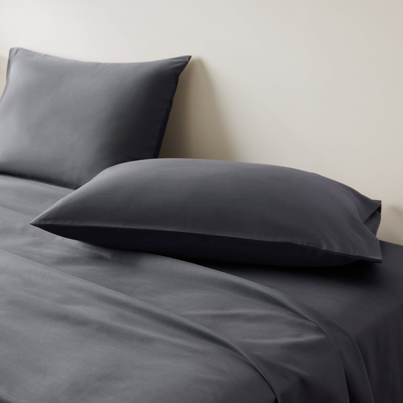 600TC Bamboo Cotton Charcoal Fitted Sheet Separates