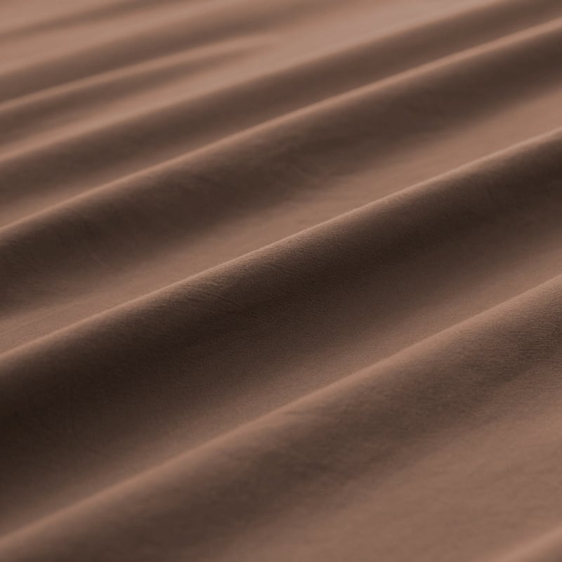 Stonewashed Cotton Chocolate Sheet Separates