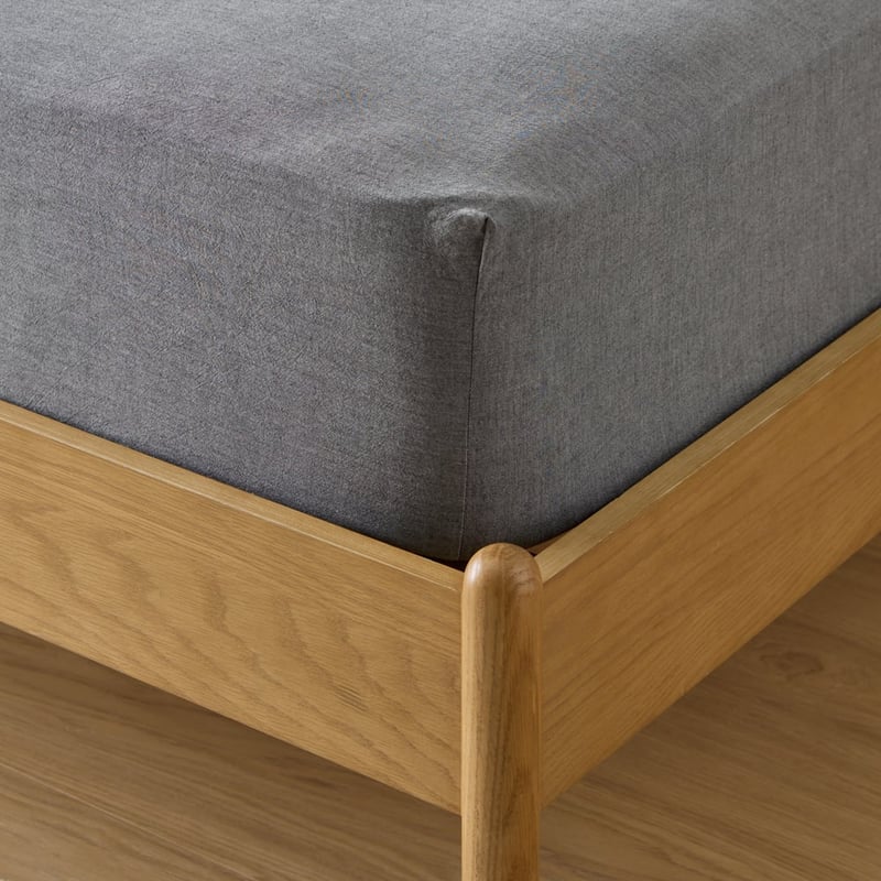 Stonewashed Cotton Salt & Pepper Sheet Separates