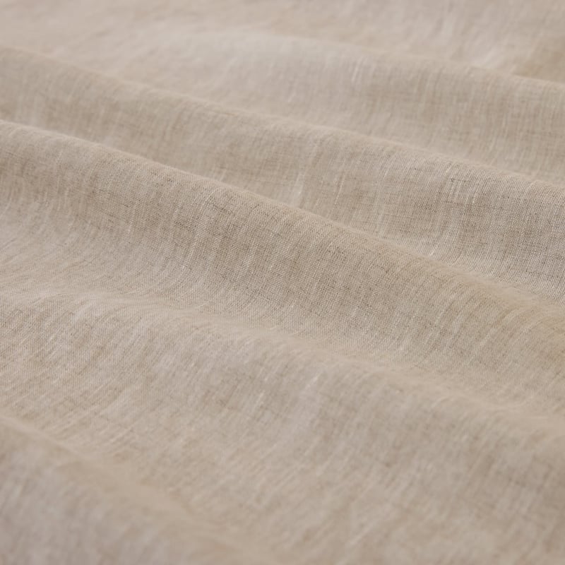 Vintage Washed Linen Linen & Onyx Flat Piped Sheet Separates