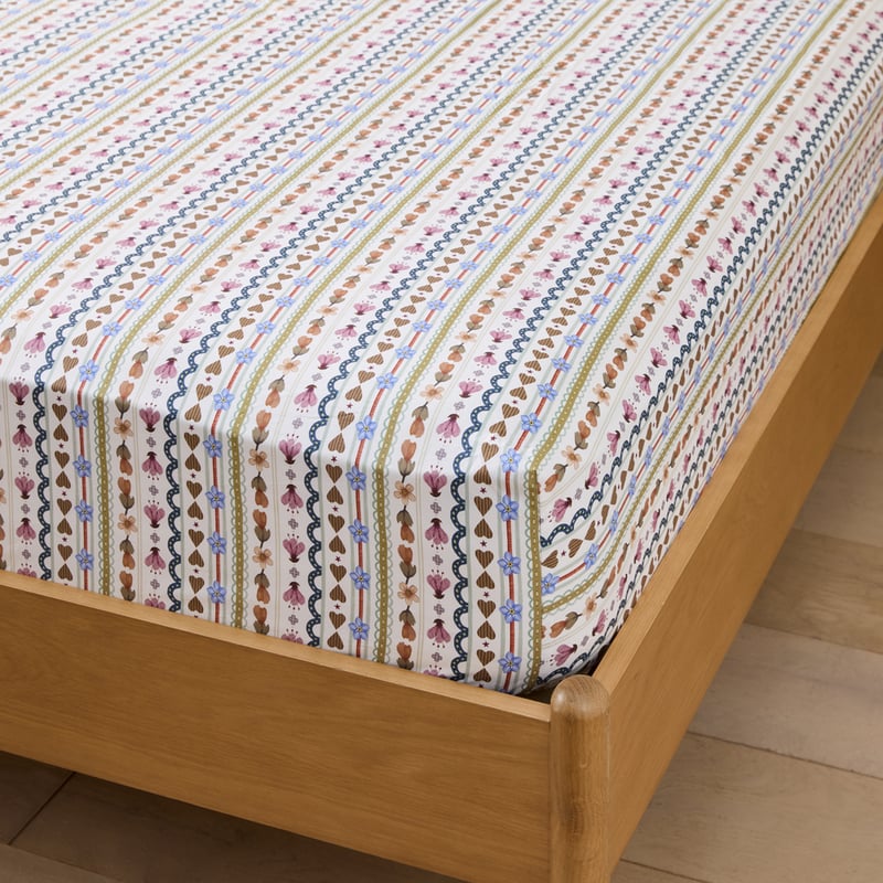 Fleur Harris All My Hearts White Printed Sheet Set