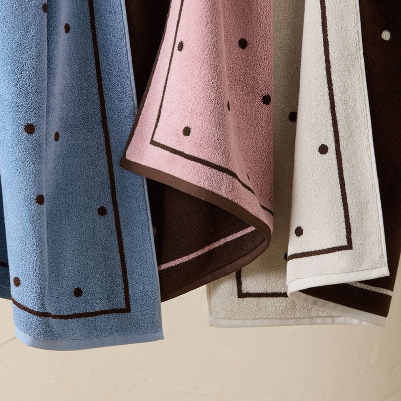 Odette Beach & Chocolate Spot Towel Range