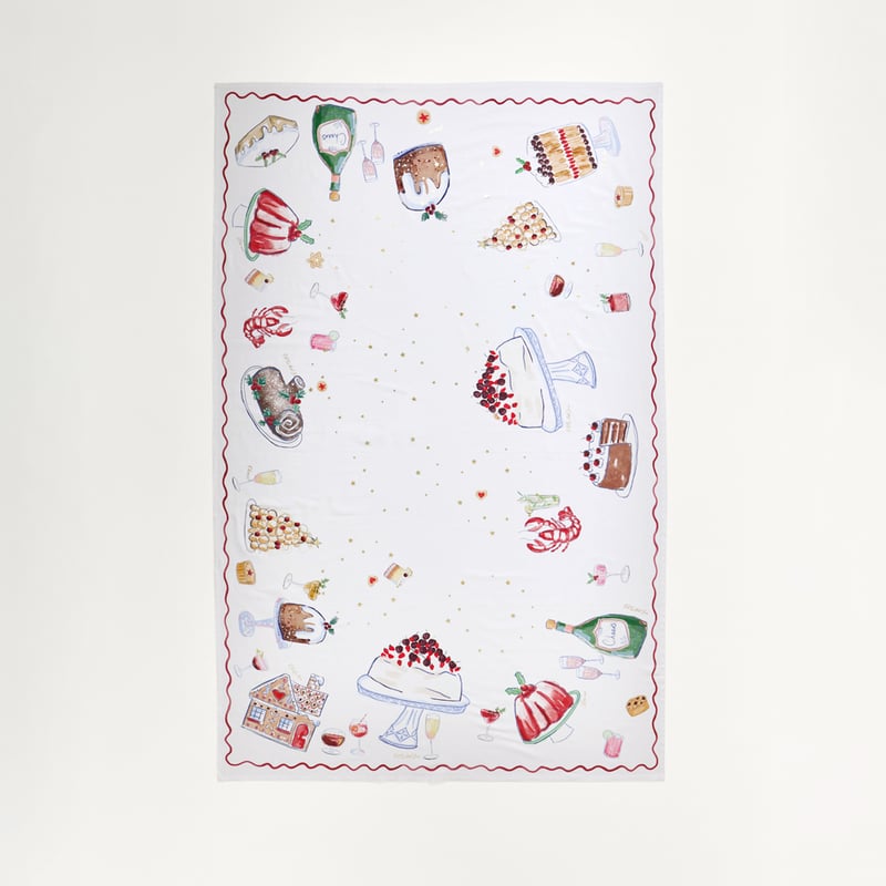 Festive Fun Pink Tablecloth