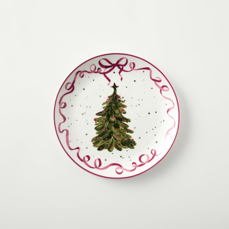 Bow & Bright Pink Side Plate Pack of 4