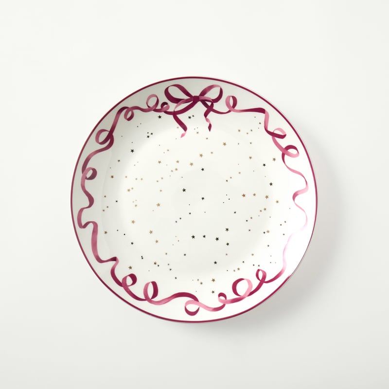 Bow & Bright Pink Dinner Plate Pack of 4