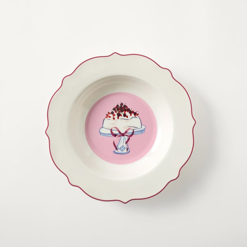 Festive Fun Pink Pasta Bowl Pack of 4
