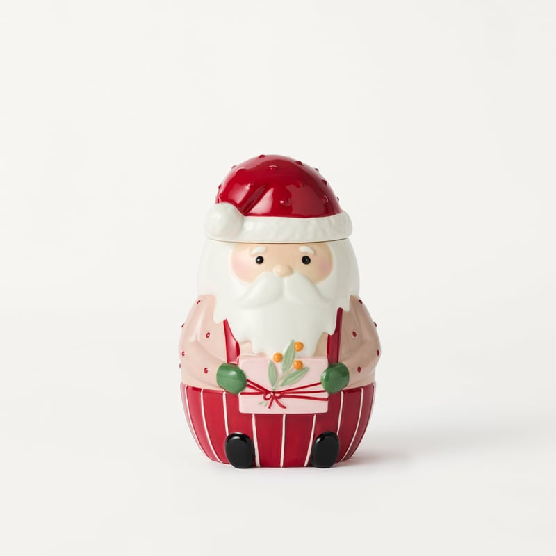 Santa Red Cookie Jar