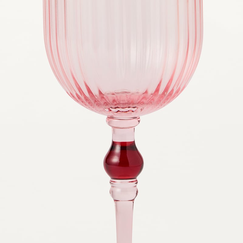 Jewel Pink Coupe Glass Pack of 4