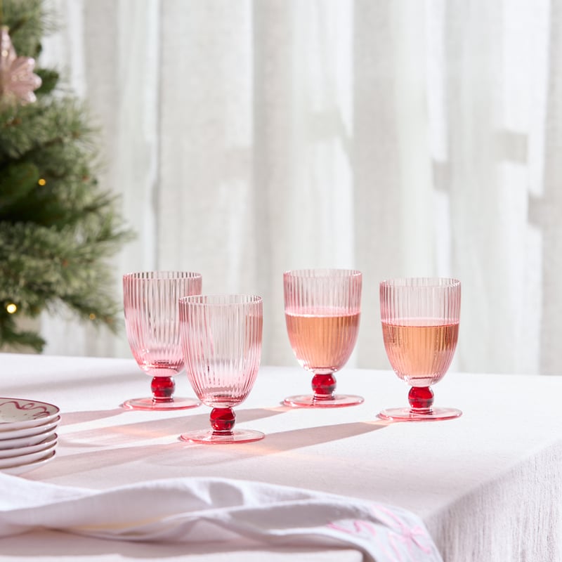 Jewel Pink Tumbler Glass Pack of 4