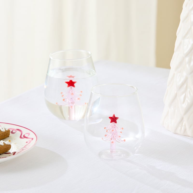 Pink Tree Tumbler Pack of 2
