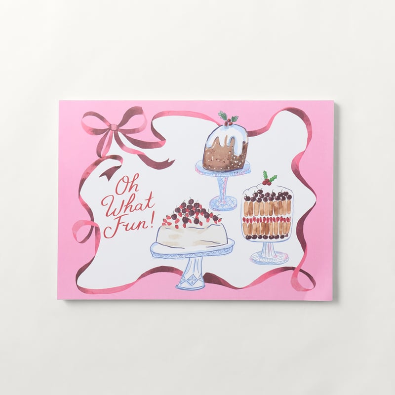 Festive Fun Pink Paper Placemats Pack of 50