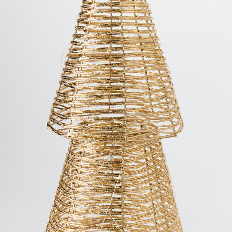 Sparkling Gold LED Christmas Tree