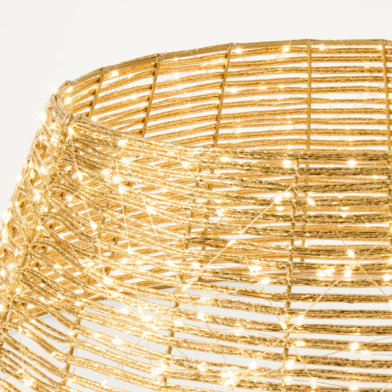 Sparkling Gold LED Tree Skirt