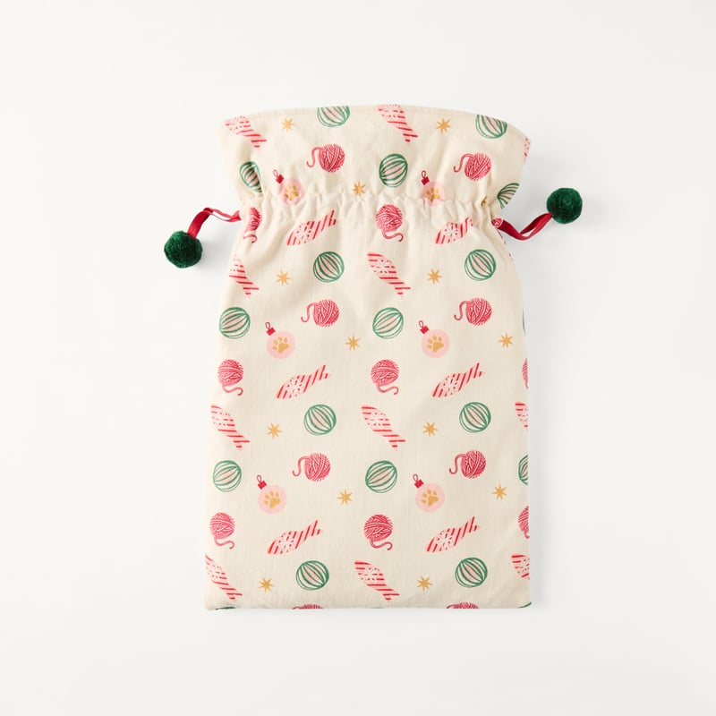 Meowy Catmas Multi Red Sack