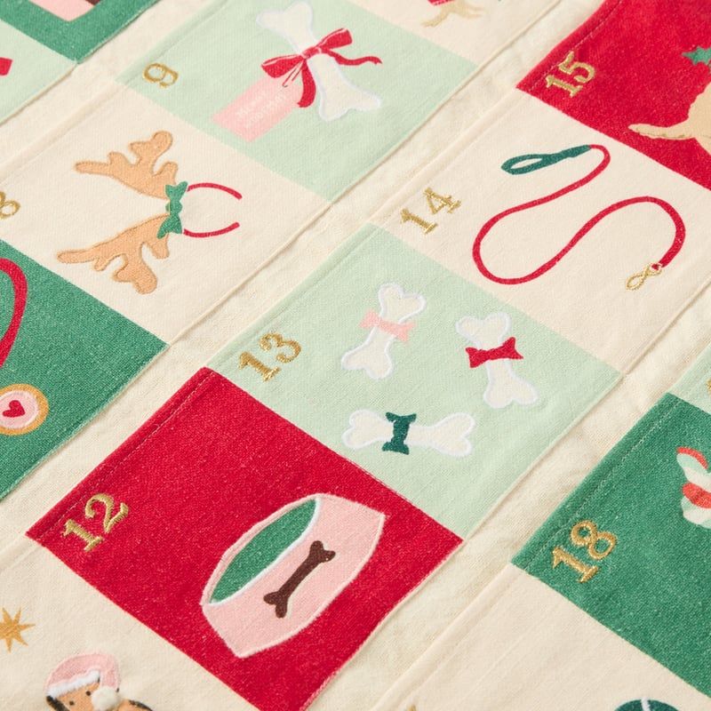 Santa Paws Multi Green Advent Calendar