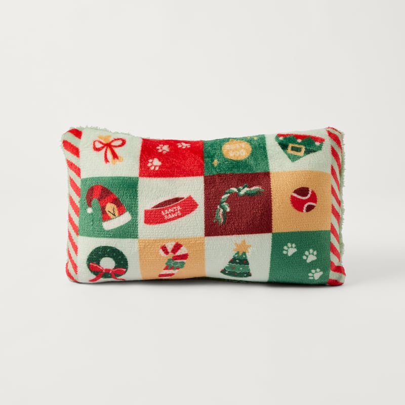 Santa Paws Green Pet Pillow