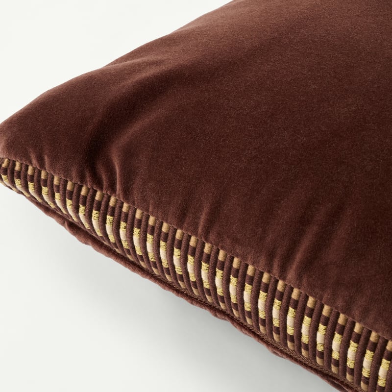 Zara Chocolate Cushion