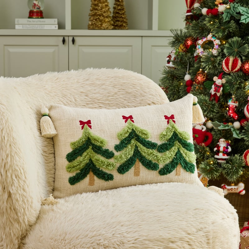 Pine Tree Green Cushion