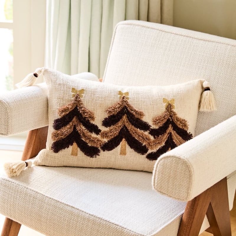 Pine Tree Chocolate Cushion