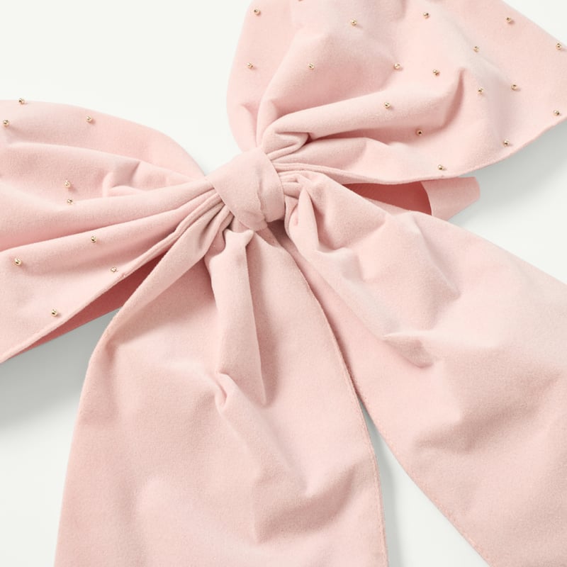 Bow & Bright Pink Bow Decoration