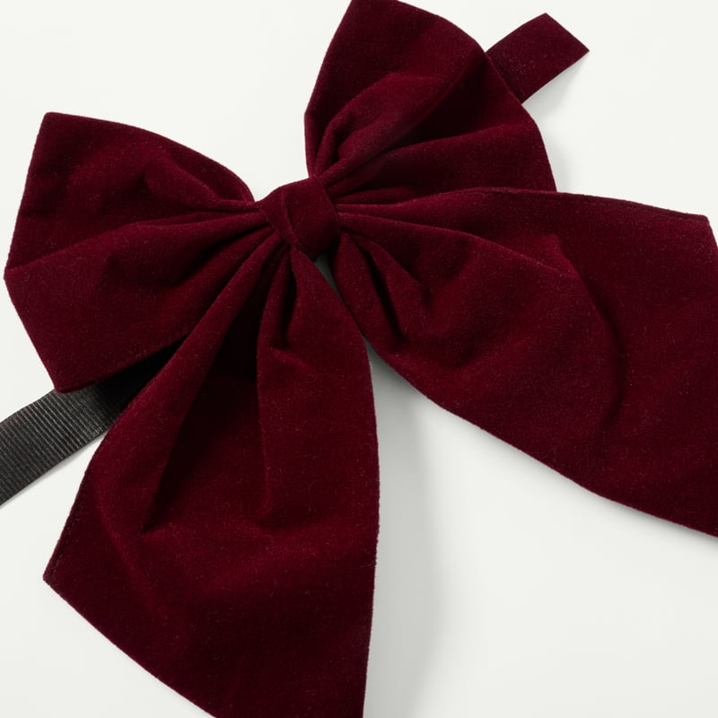 Bow & Bright Burgundy Bow Decoration