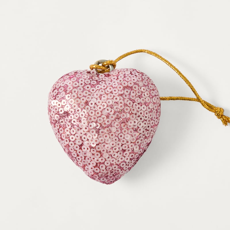 Bow & Bright Red, Pink & Gold Sugar Bead Hearts Pack of 9