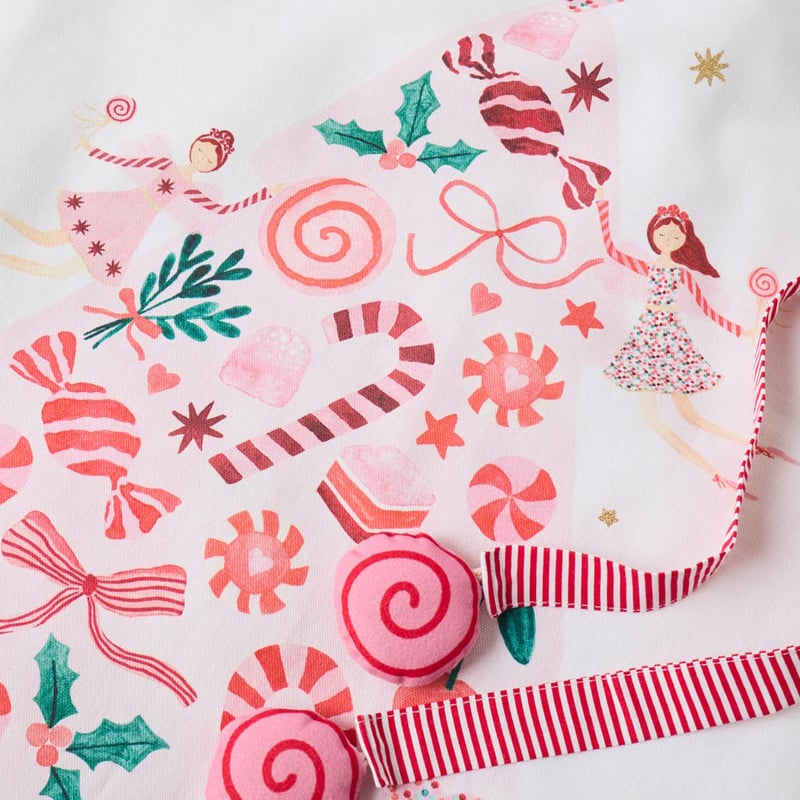 Sugar & Spice Christmas White Santa Sack