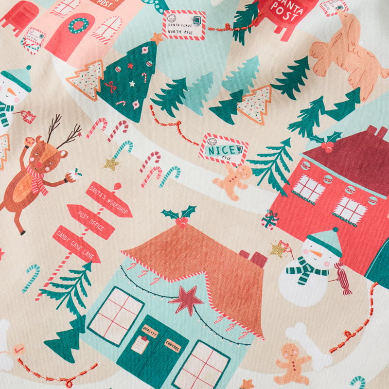 Christmas Cheer Natural Santa Sack