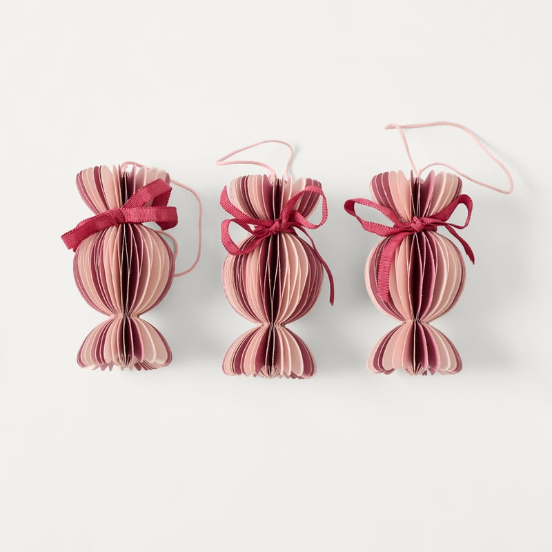 Bow & Bright Pink Honeycomb Lolly Pack of 3