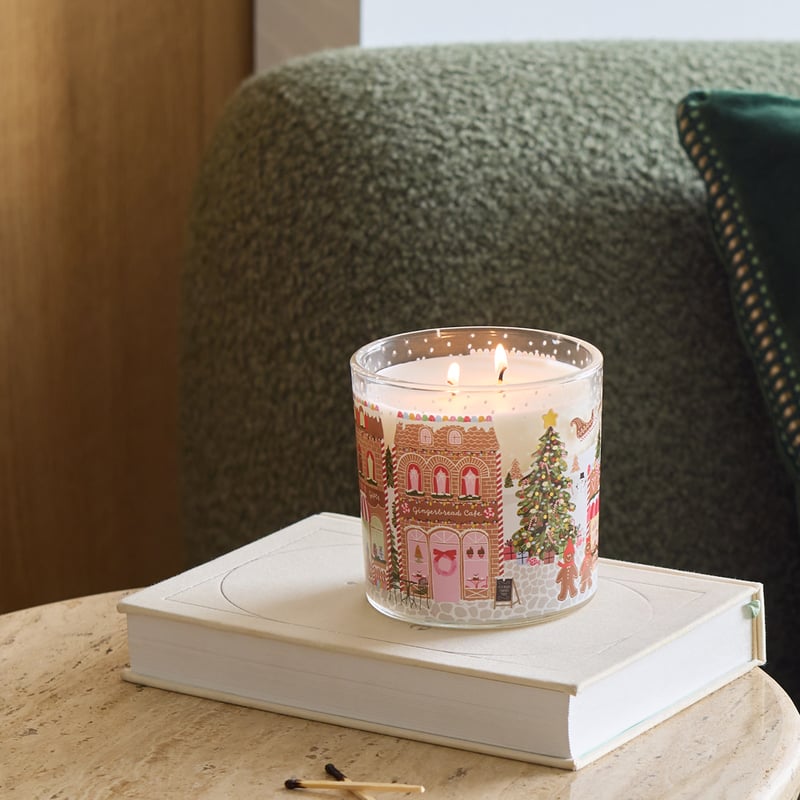 Gingerbread Village Gingerbread Clear Candle 400g