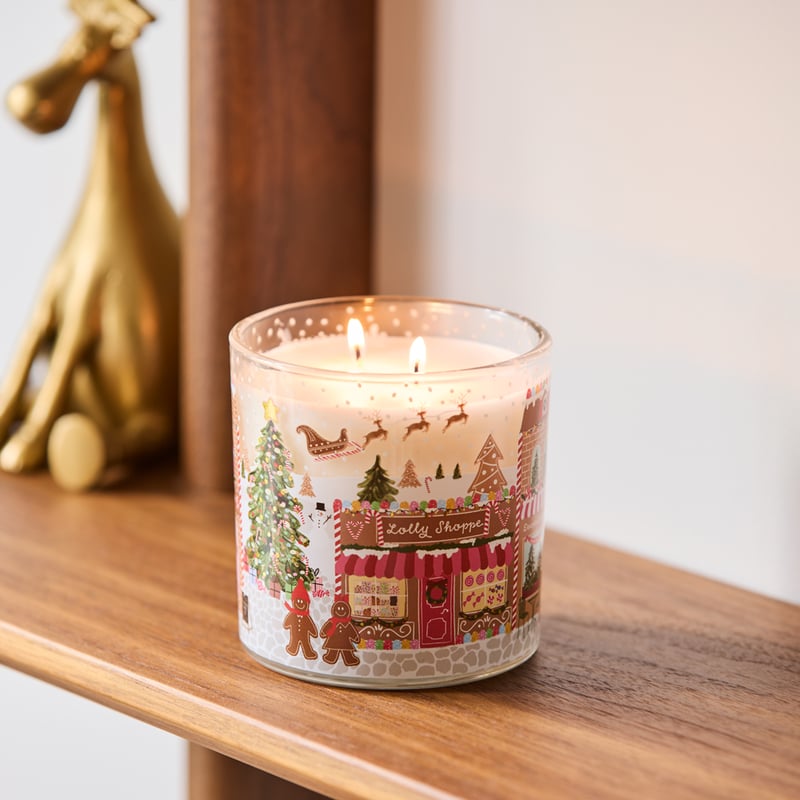 Gingerbread Village Gingerbread Clear Candle 400g